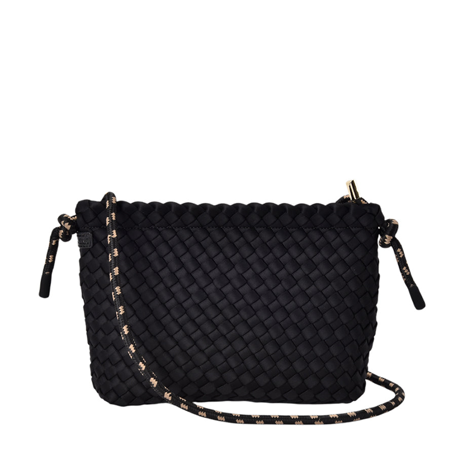 PANAMA CROSSBODY - BLACK NEO PLAIT