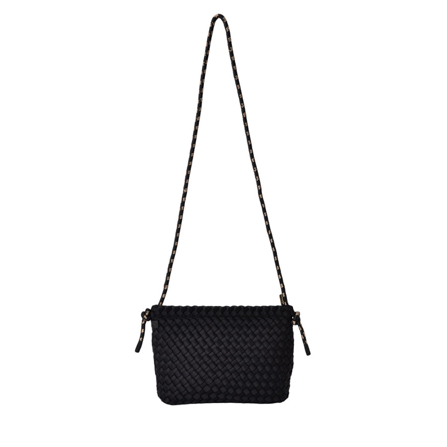 PANAMA CROSSBODY - BLACK NEO PLAIT