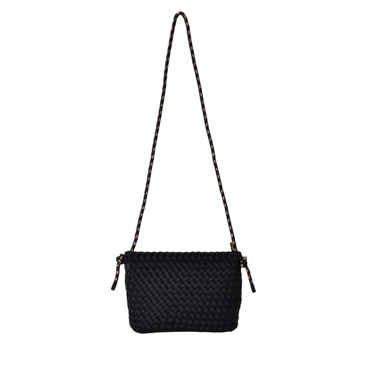 PANAMA CROSSBODY - BLACK NEO PLAIT