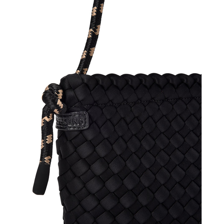 PANAMA CROSSBODY - BLACK NEO PLAIT