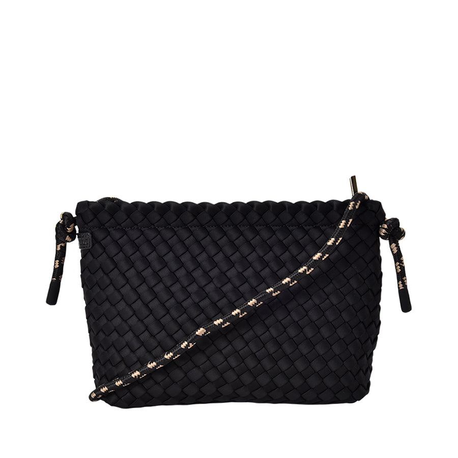 PANAMA CROSSBODY - BLACK NEO PLAIT