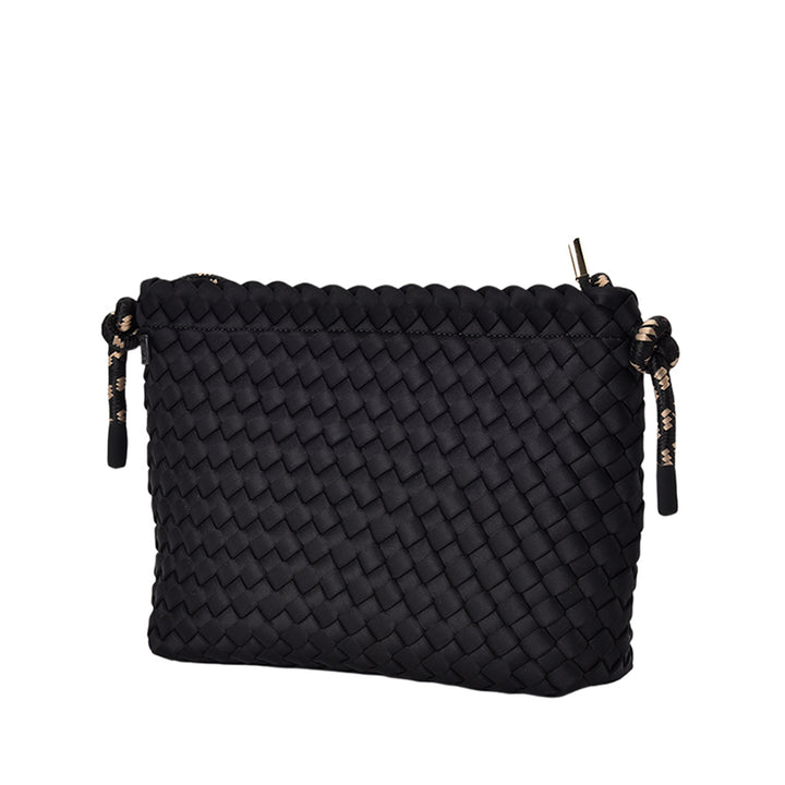 PANAMA CROSSBODY - BLACK NEO PLAIT