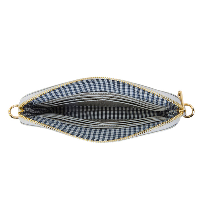 WALLET BOWERY - SILVER CRINKLE