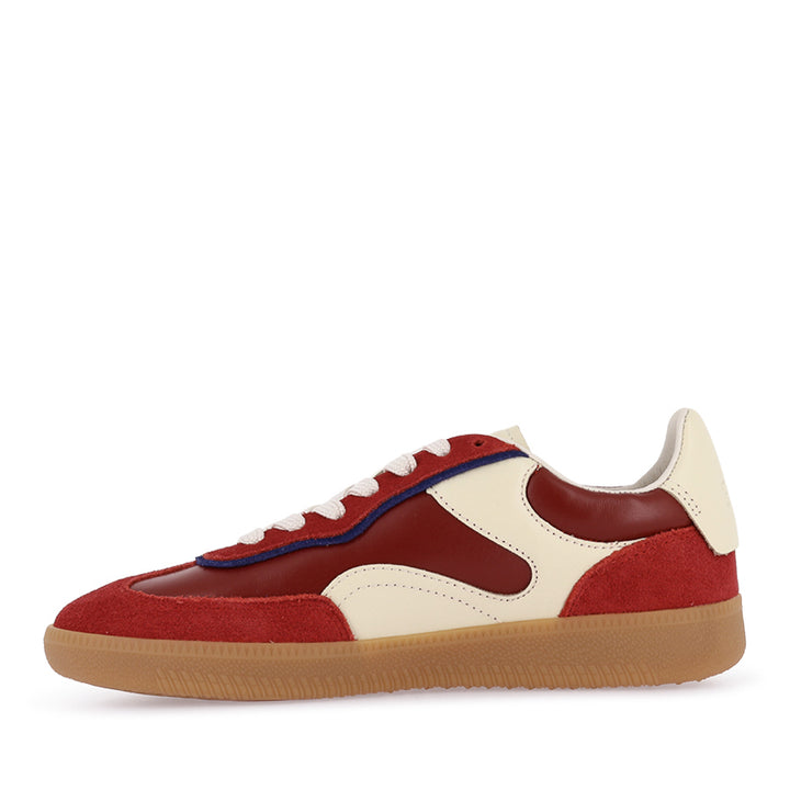 ANTIGONA - RED LEATHER/SUEDE