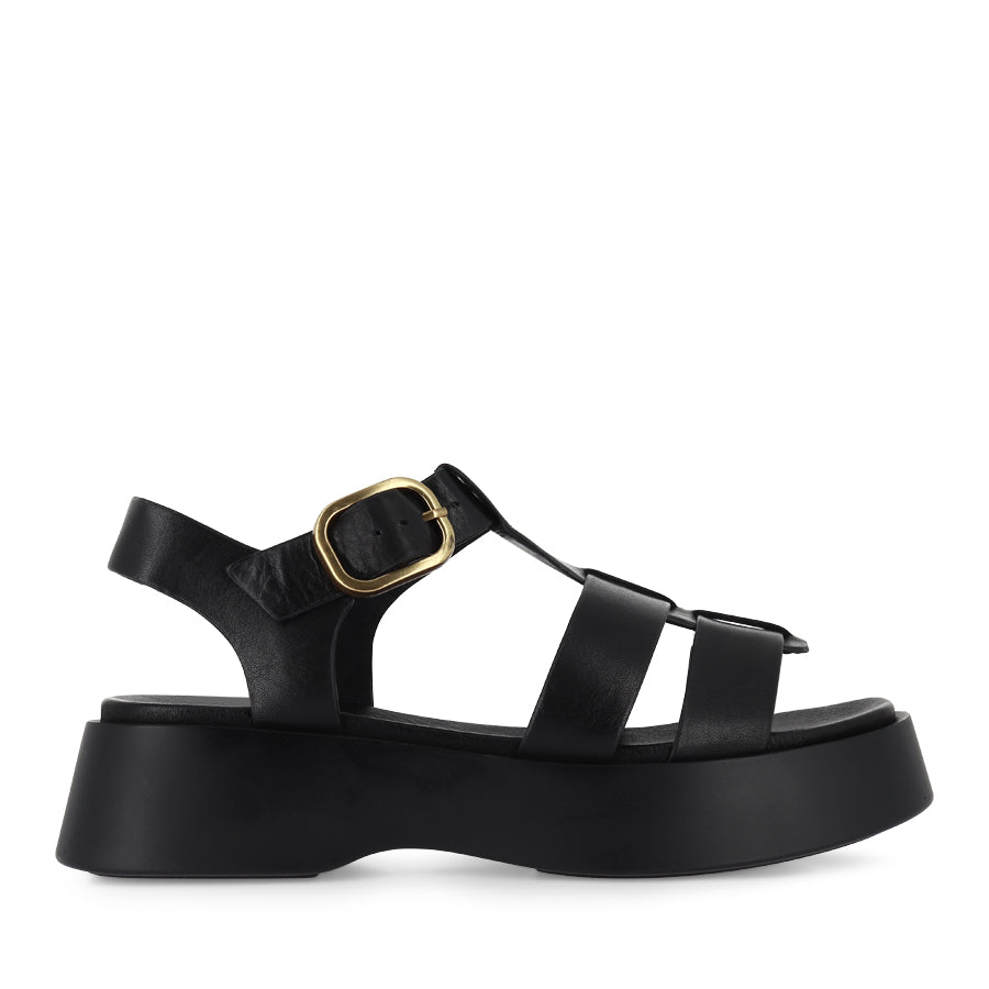 BARIO - BLACK LEATHER