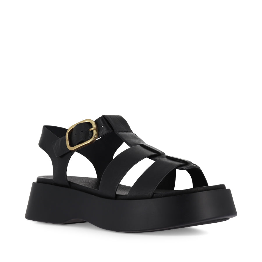 BARIO - BLACK LEATHER