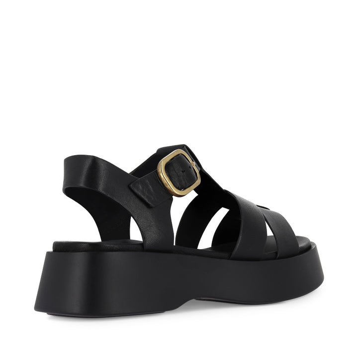 BARIO - BLACK LEATHER