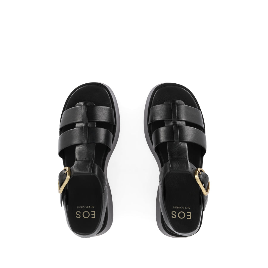 BARIO - BLACK LEATHER