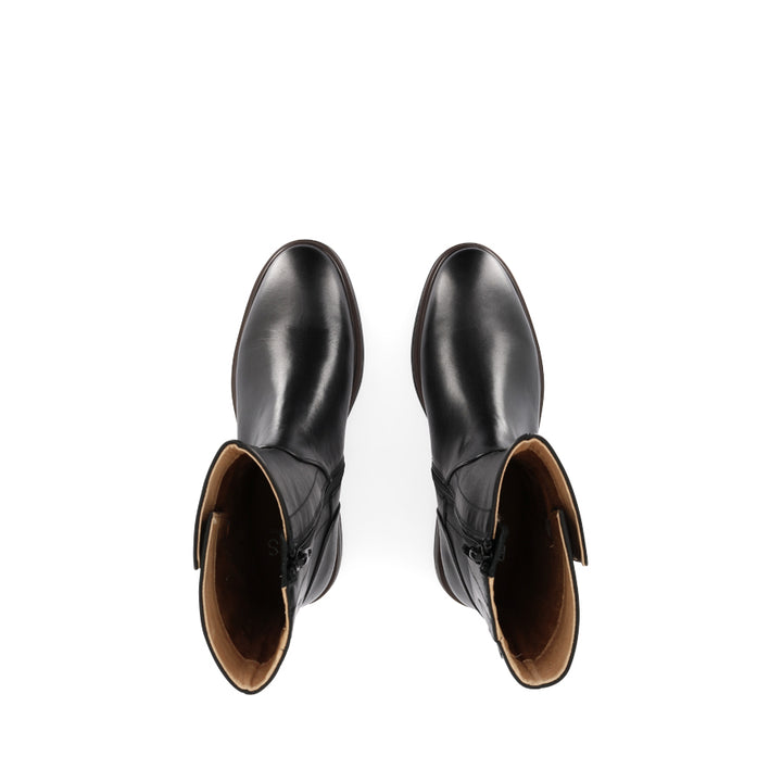 BLANCA - BLACK LEATHER