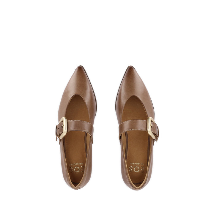 GOLDEN - PECAN LEATHER