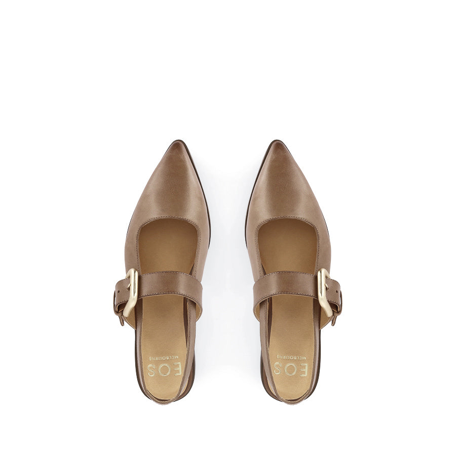 GOLDIE - PECAN LEATHER