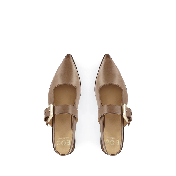 GOLDIE - PECAN LEATHER