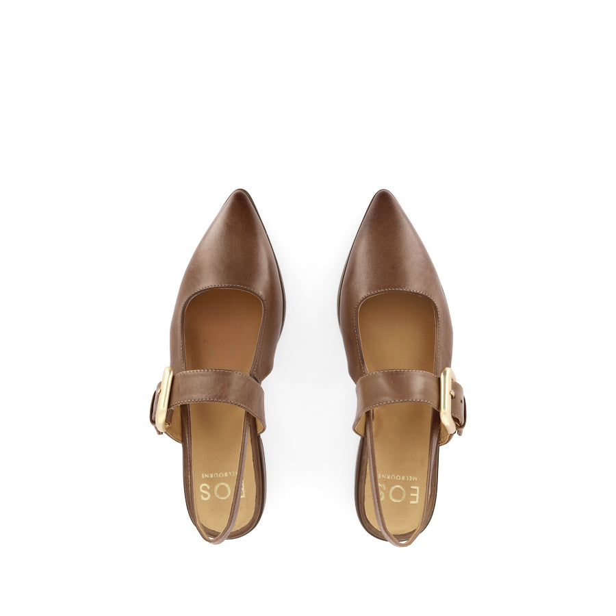 GOLDIE - PECAN LEATHER