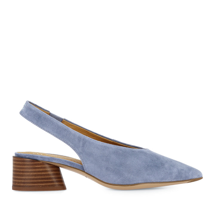 HATTI - DUSTY BLUE KID SUEDE