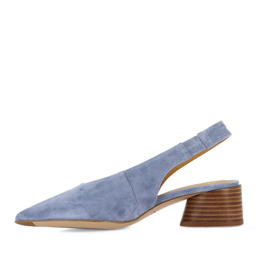 HATTI - DUSTY BLUE KID SUEDE