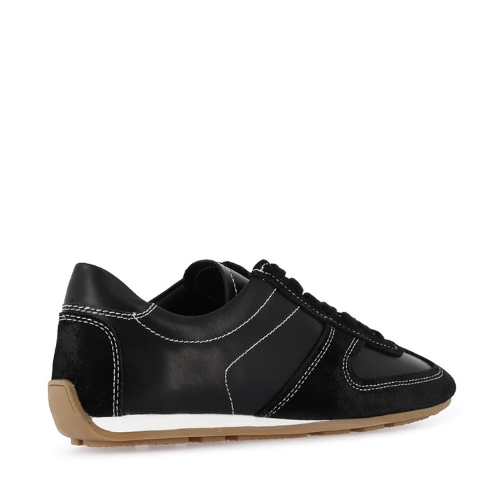 MAISIE - BLACK LEATHER/SUEDE