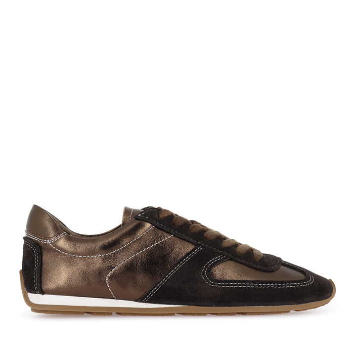 MAISIE - BRONZE LEATHER/SUEDE