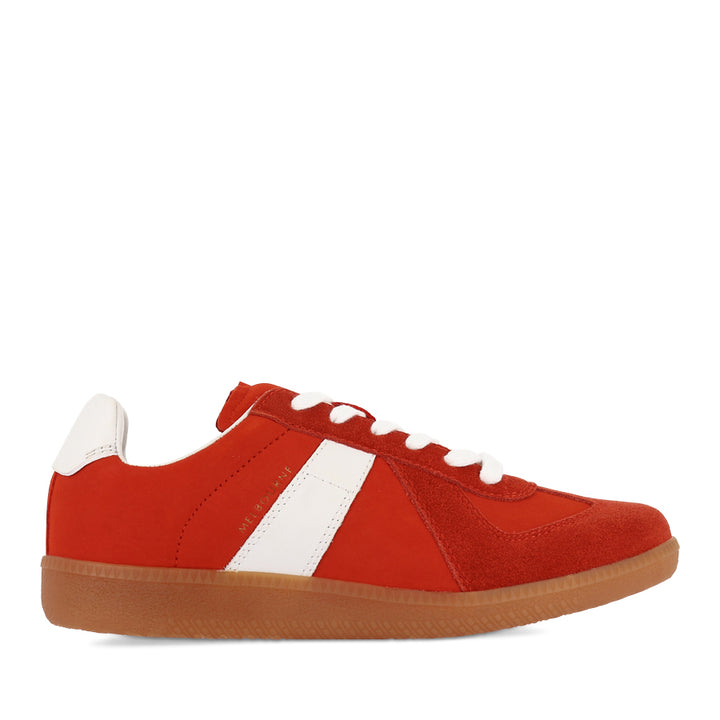 MELBA - RED WHITE LEATHER