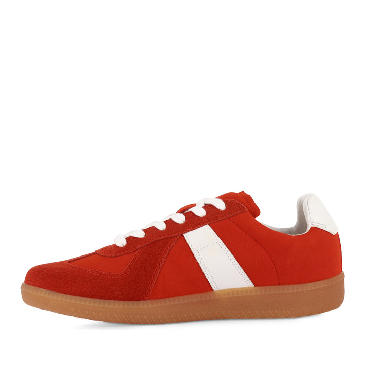 MELBA - RED WHITE LEATHER