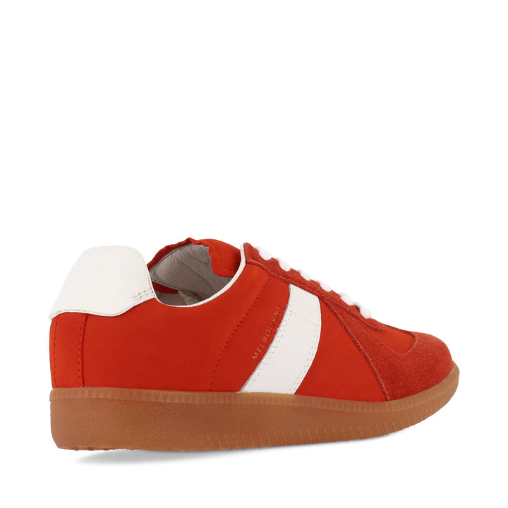 MELBA - RED WHITE LEATHER