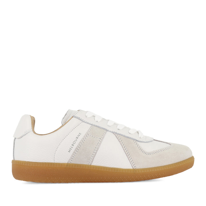 MELBA - WHITE LEATHER