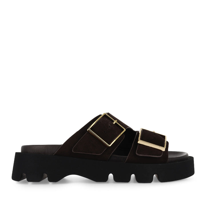 MONNI - MAHOGANY SUEDE