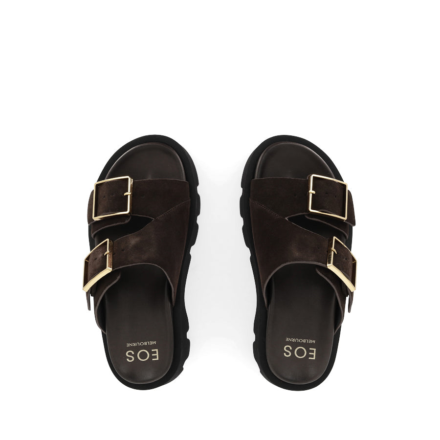 MONNI - MAHOGANY SUEDE