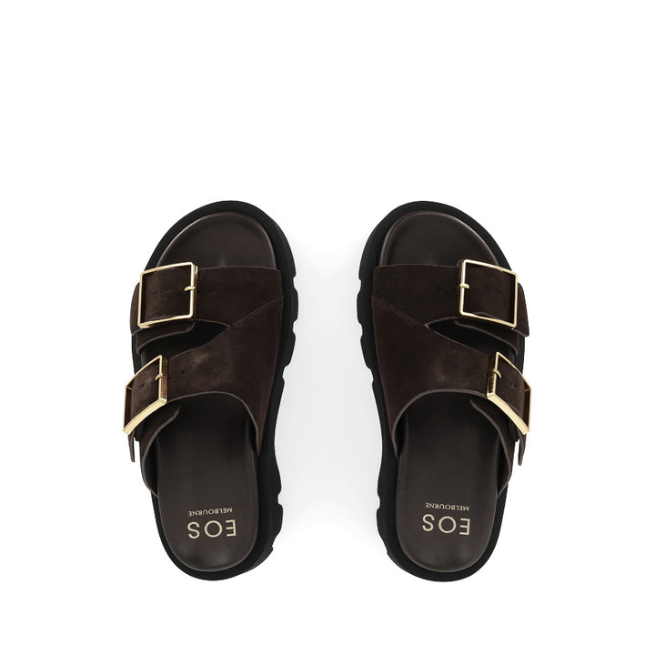 MONNI - MAHOGANY SUEDE