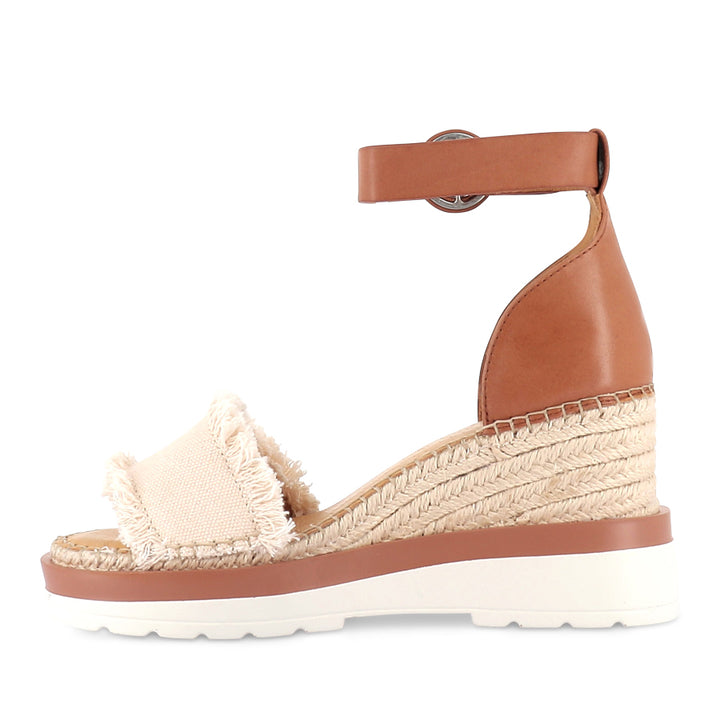 PRUE - BRANDY/BONE LEATHER