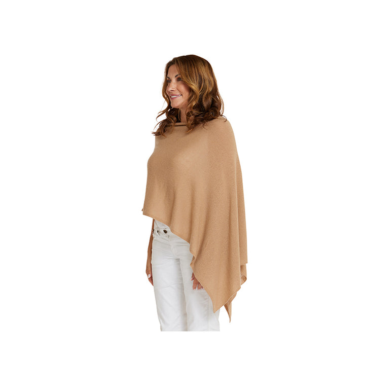 CASHMERE CLASSIC TOPPER - BABY CAMEL