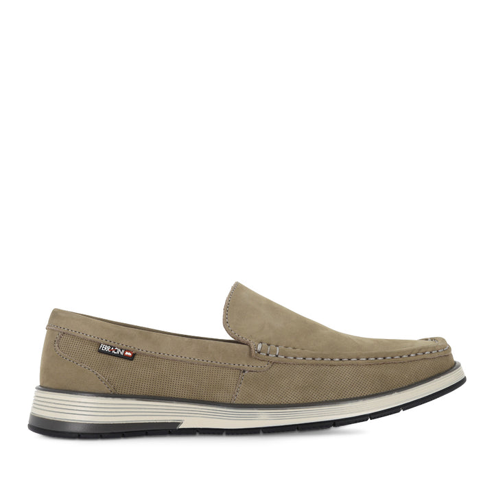 TETLEY - GREY NUBUCK