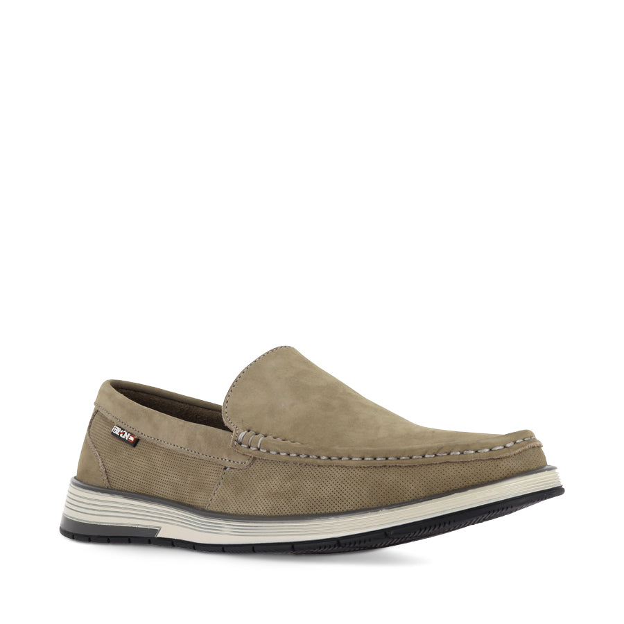 TETLEY - GREY NUBUCK