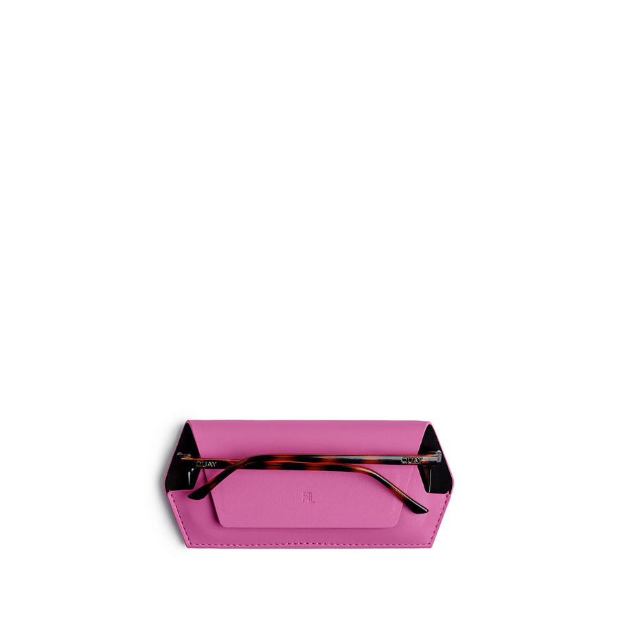 GLASSES CASE - HOT PINK
