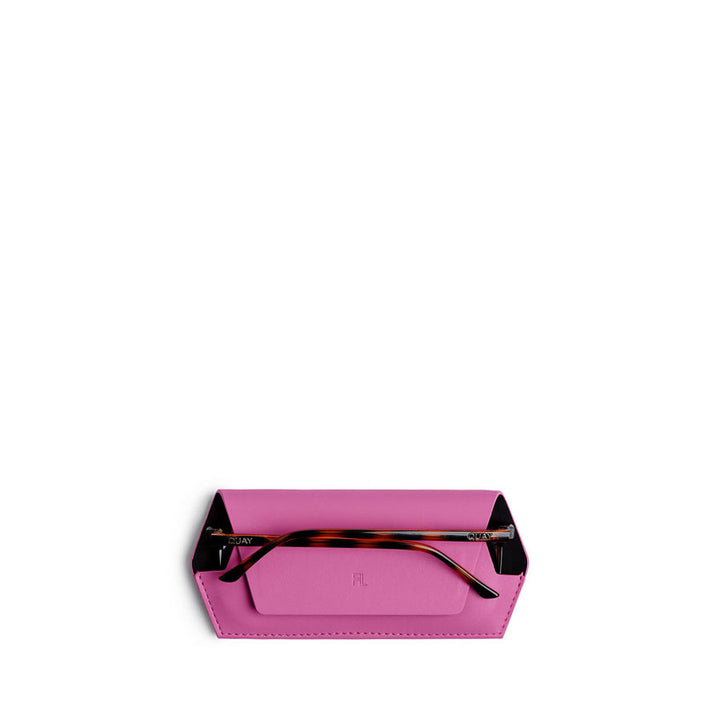 GLASSES CASE - HOT PINK