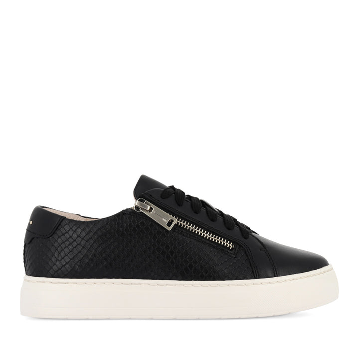 BILLIE II - BLACK EMBOSS LEATHER