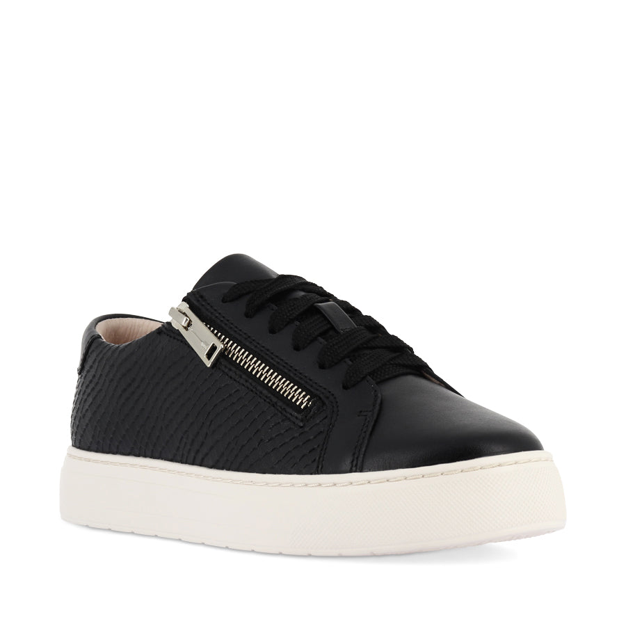 BILLIE II - BLACK EMBOSS LEATHER
