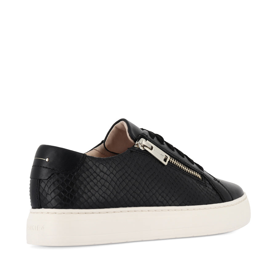 BILLIE II - BLACK EMBOSS LEATHER