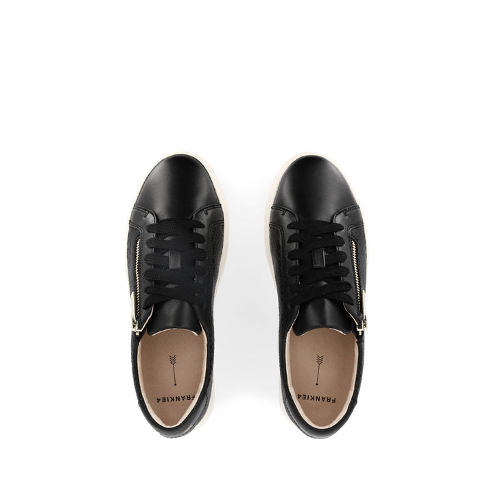BILLIE II - BLACK EMBOSS LEATHER