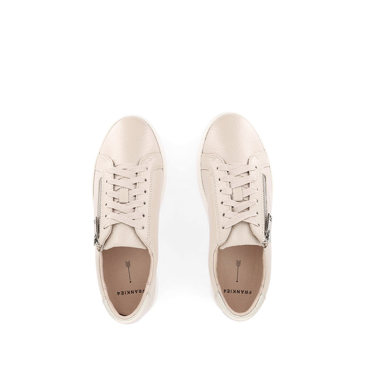 BILLIE II - ECRU TUMBLED LEATHER