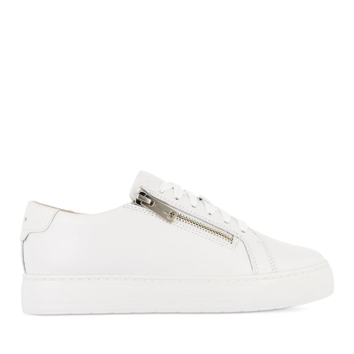 BILLIE II - WHITE LEATHER