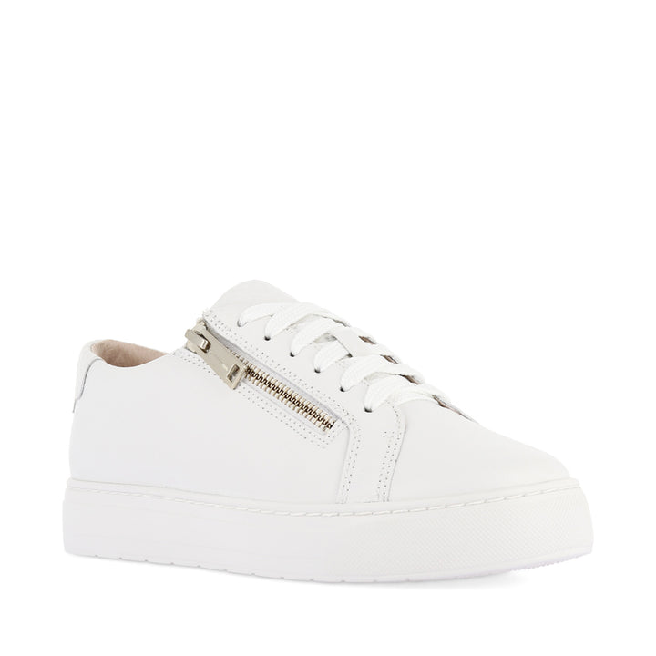 BILLIE II - WHITE LEATHER
