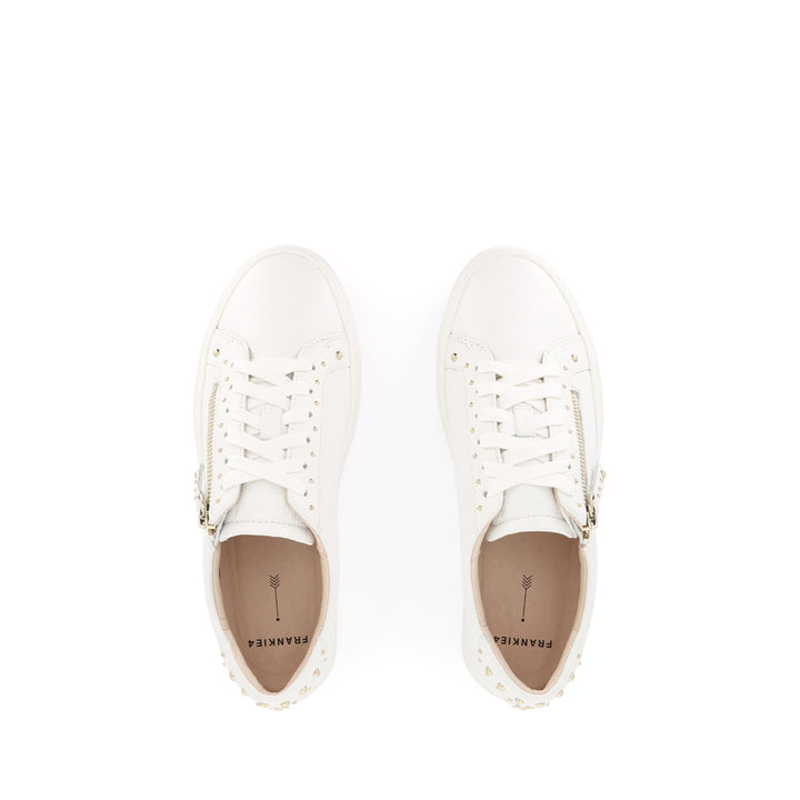 BILLIE - WHITE STUD LEATHER