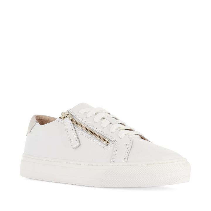 BILLIE - WHITE TUMBLED LEATHER