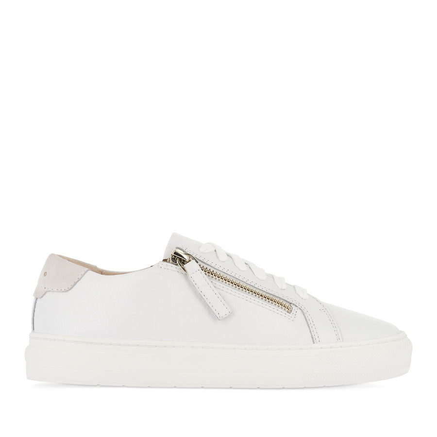 BILLIE - WHITE TUMBLED LEATHER