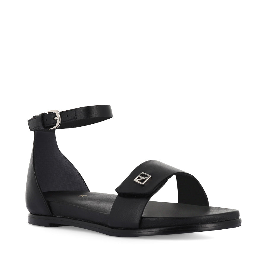 CALLIE - BLACK LEATHER