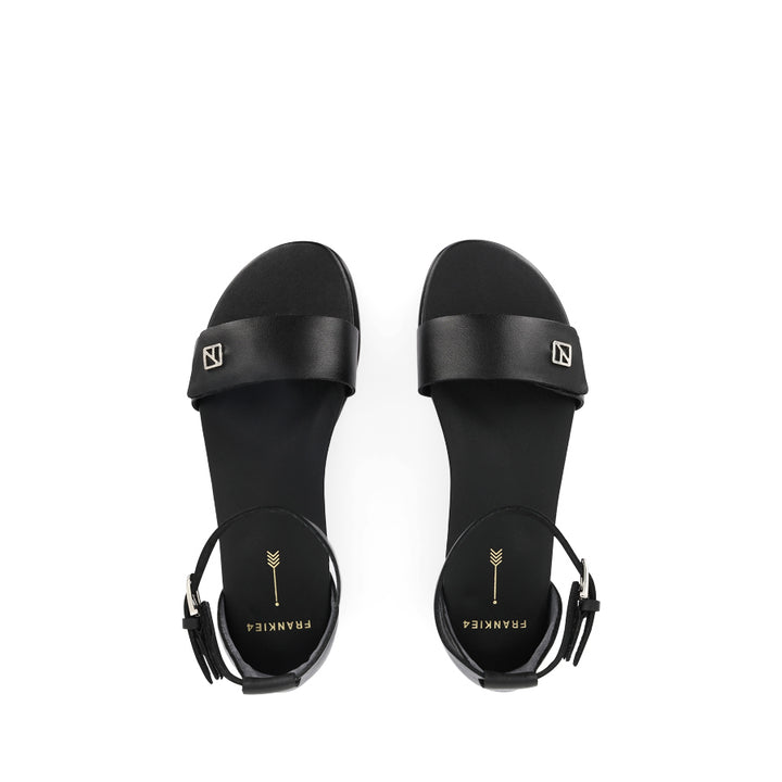 CALLIE - BLACK LEATHER