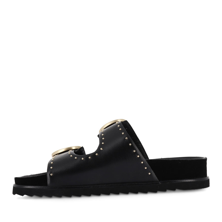 DEON - BLACK STUD LEATHER