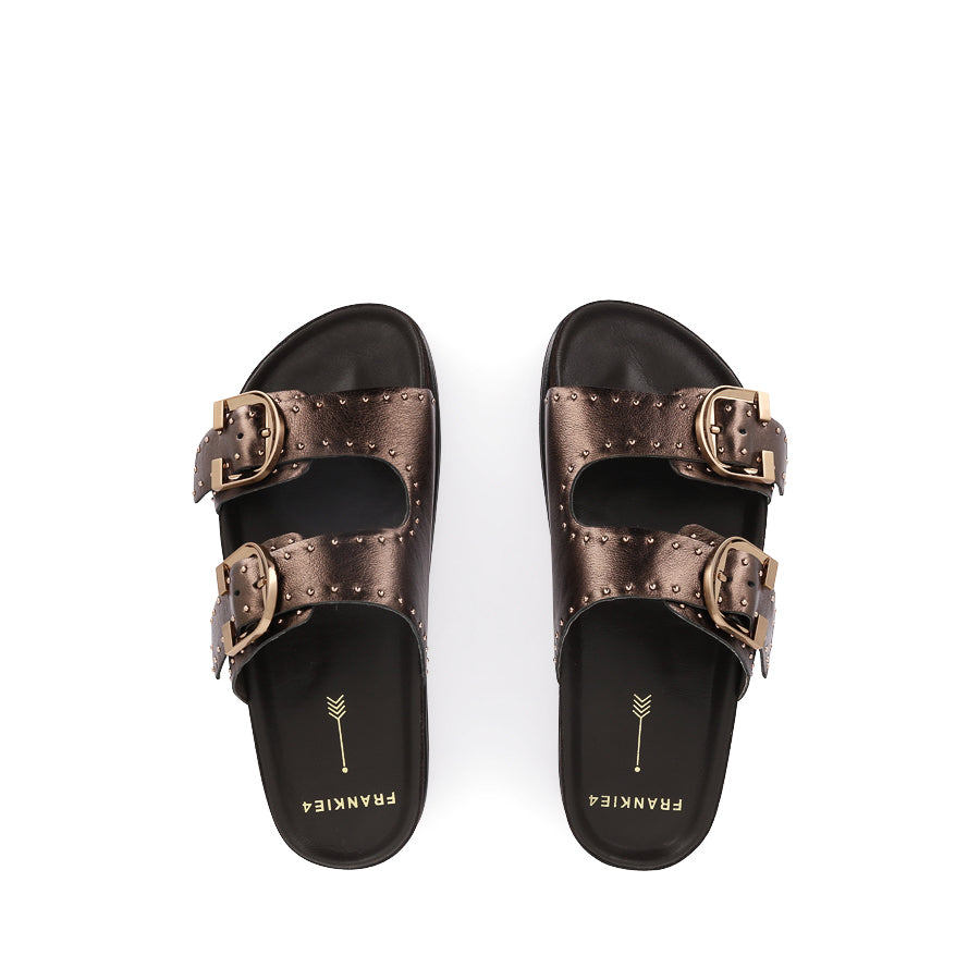 DEON - BRONZE STUD LEATHER