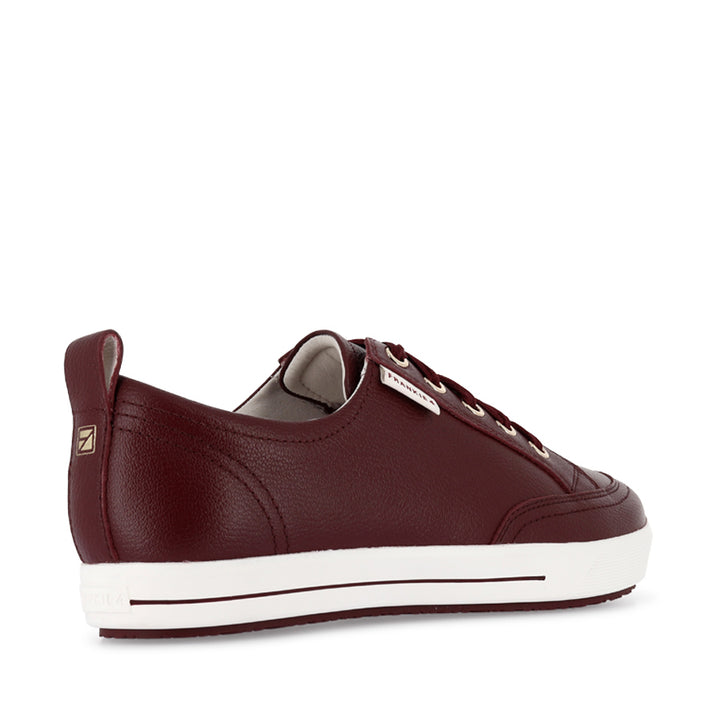 ELLIE V - CRANBERRY TUMBLED LEATHER