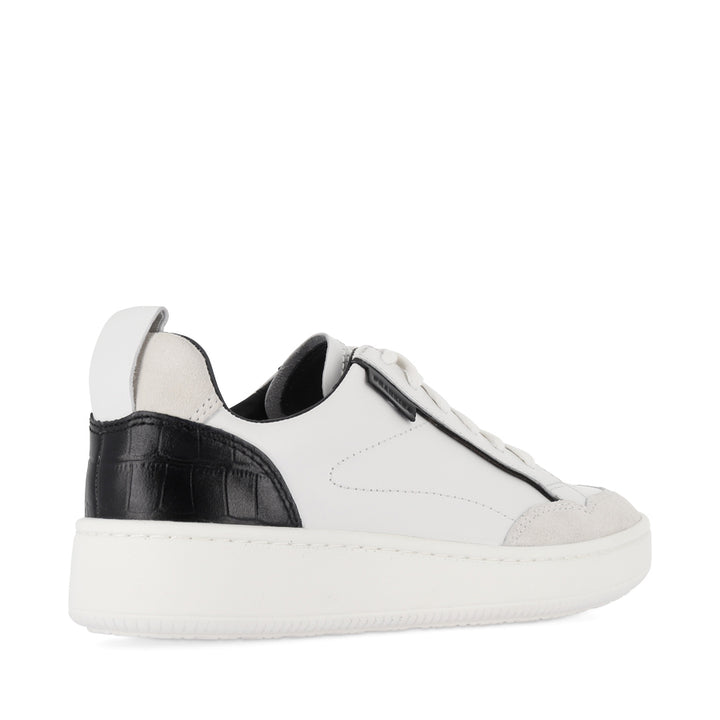 FARREN - WHITE/BLACK  LEATHER